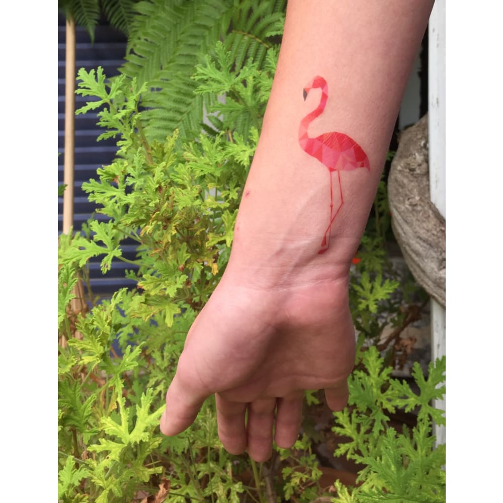 Flamingo - Temporary Tattoo