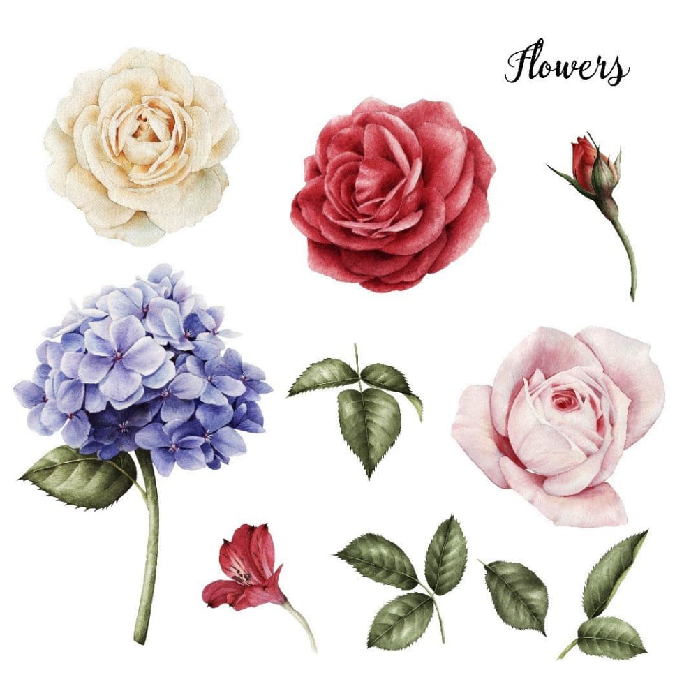 Floral Variety Set - Temporary Tattoo