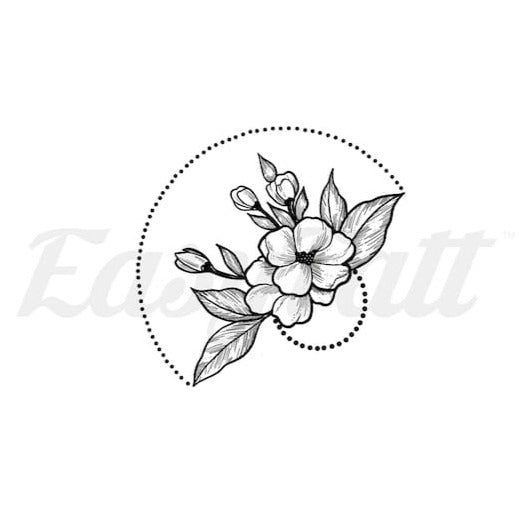 Flower - Temporary Tattoo