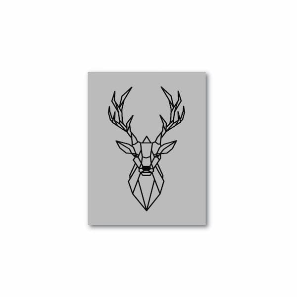 Geometric Deer - Single Stencil