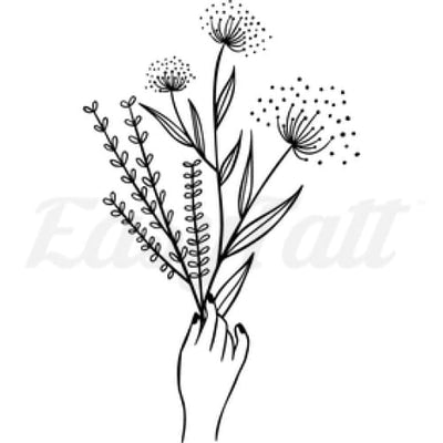 Gift of Flowers - Temporary Tattoo