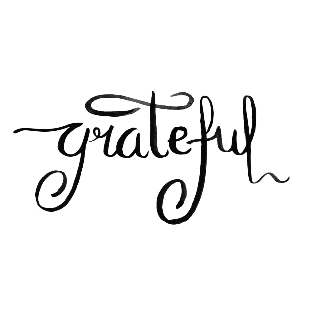 Grateful - By Eastern Cloud - Temporary Tattoo