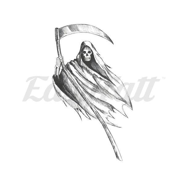 Grim Reaper - Temporary Tattoo