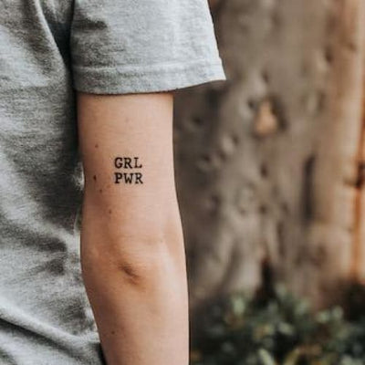 GRL PWR - Temporary Tattoo