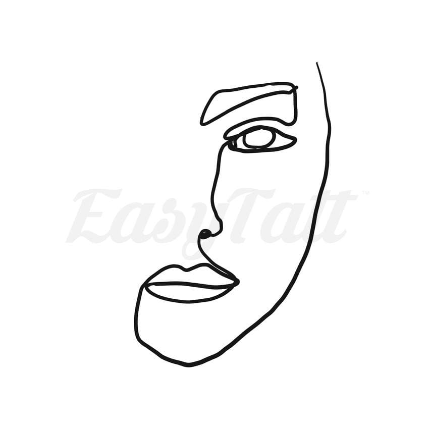 Half Face Temporary Tattoo EasyTatt™