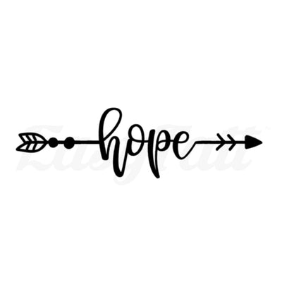 Hope Arrow - Temporary Tattoo