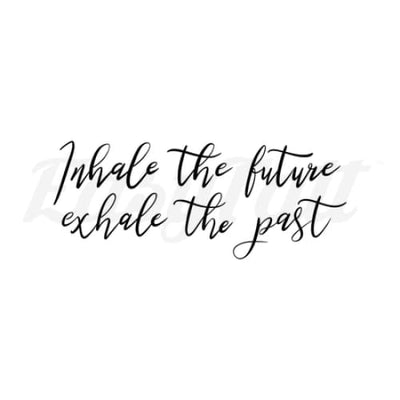 Inhale the Future - By Eastern Cloud - Temporary Tattoo
