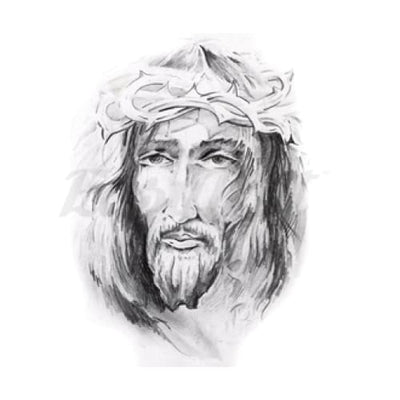 Jesus Crown of Thorns - Temporary Tattoo