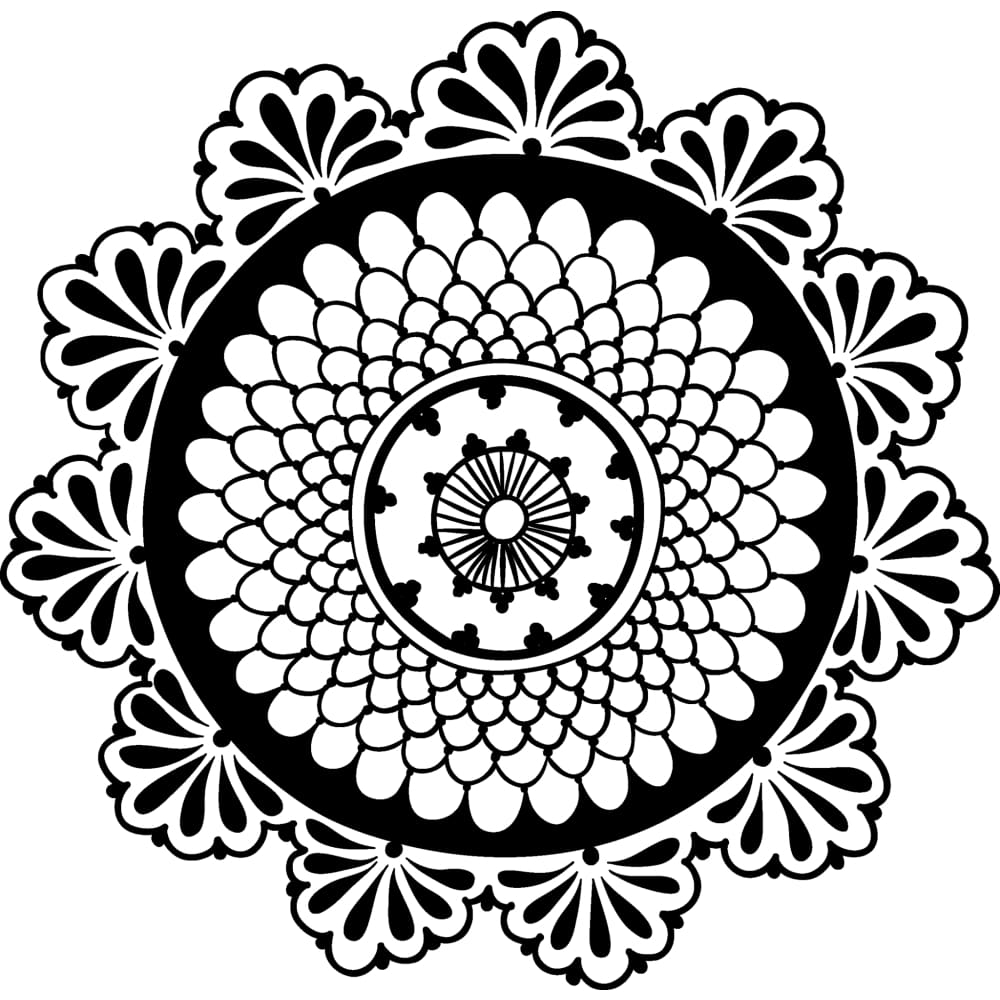 kaleidoscope Mandala - Temporary Tattoo