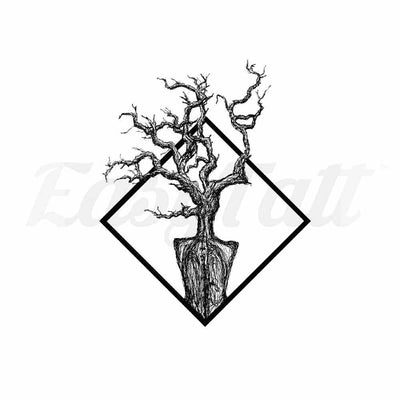 Laurel Tree - By Alisha - Temporary Tattoo