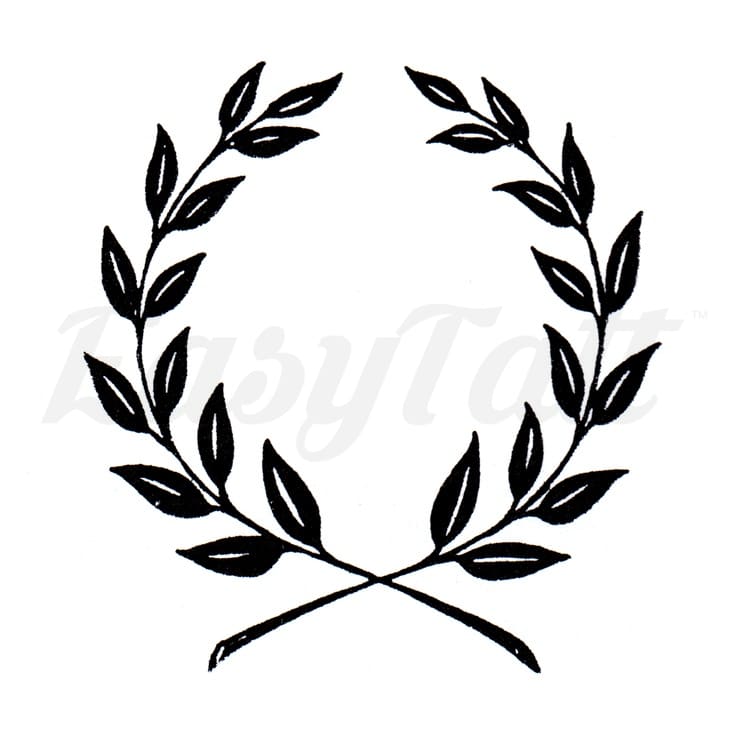 Laurel Wreath - Temporary Tattoo