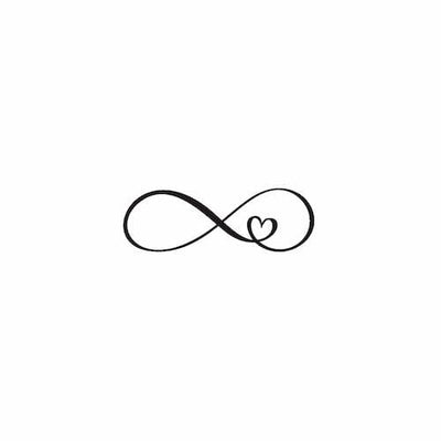 Love Infinity - Temporary Tattoo