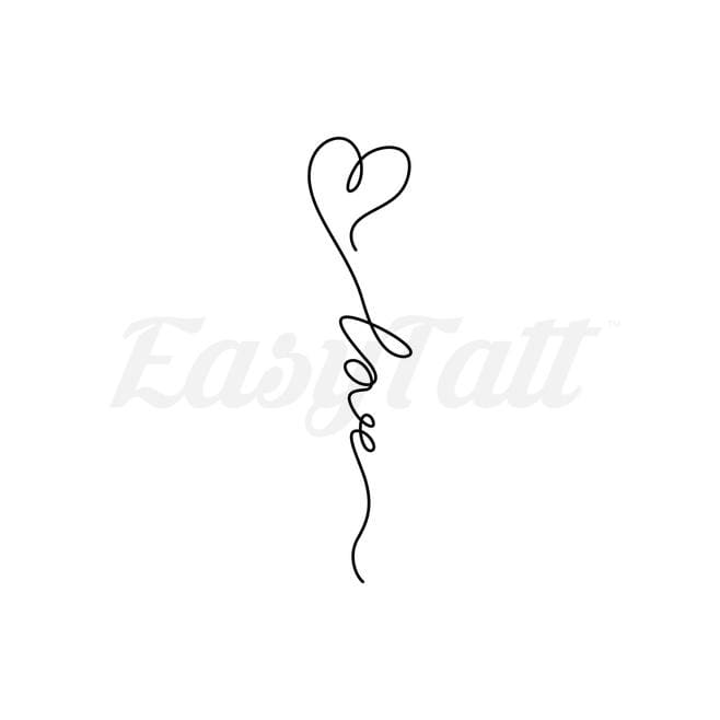 Love Temporary Tattoo | EasyTatt™