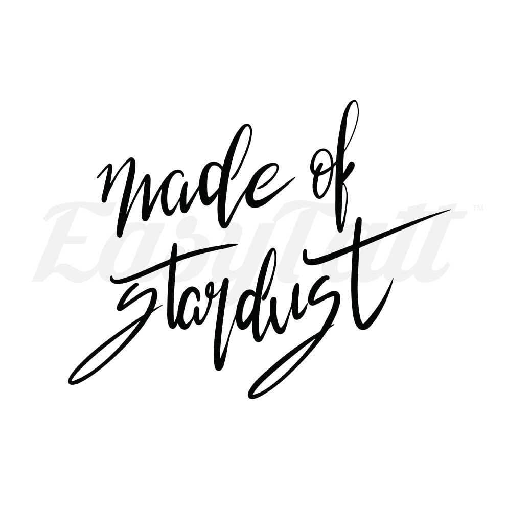Made of Stardust - By Eastern Cloud - Temporary Tattoo
