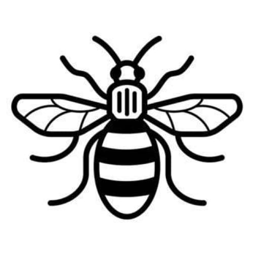 Manchester Bee - Temporary Tattoo