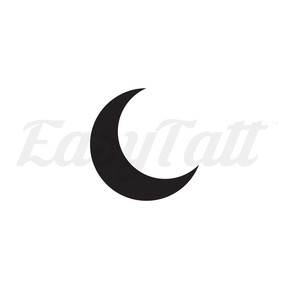 Moon Crest Temporary Tattoo | EasyTatt™