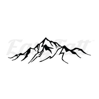 Mountain - By Eastern Cloud - Temporary Tattoo