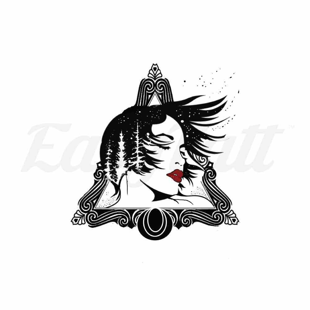Mystical Woman - By Jen - Temporary Tattoo