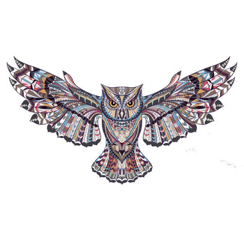 Owl - Temporary Tattoo