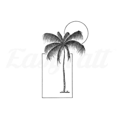 Palm Tree - By MamoArt - Temporary Tattoo