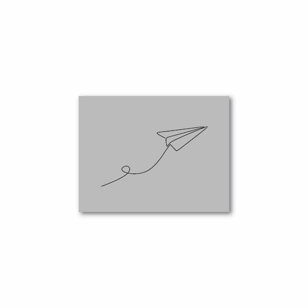 Paper Plane - Single Stencil