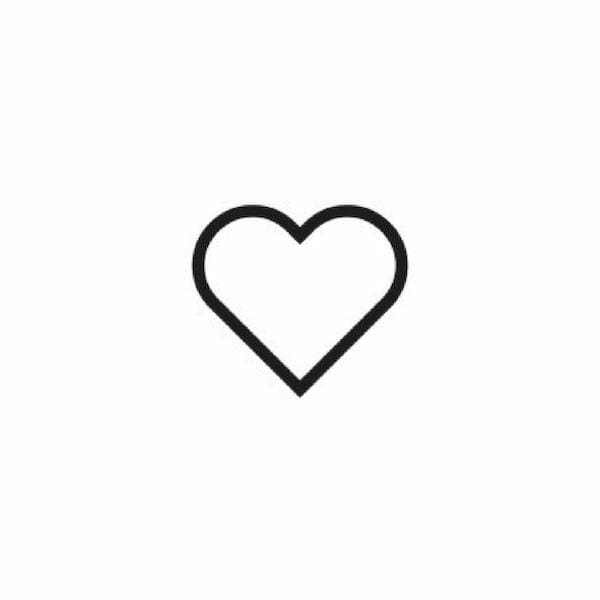 Perfect Heart - Temporary Tattoo