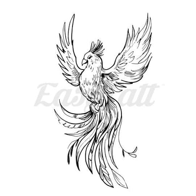 Phoenix - Temporary Tattoo