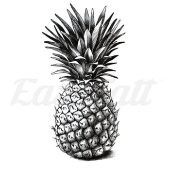 Pineapple - Temporary Tattoo