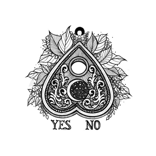 Planchette - By Strat.Lacy.Art - Temporary Tattoo