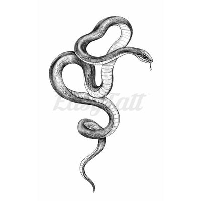 Primed Snake - Temporary Tattoo