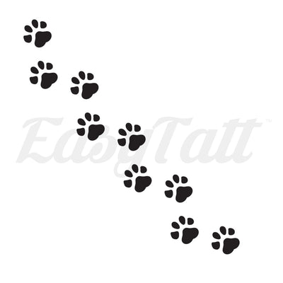 Puppy Paws - Temporary Tattoo