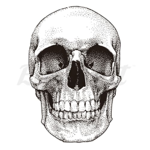Rebel’s Skull - Temporary Tattoo