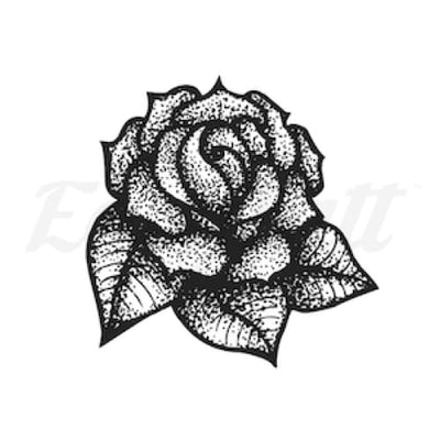 Rose Bud - Temporary Tattoo
