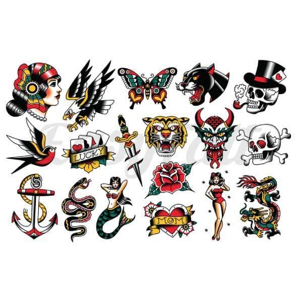 sailor jerry temporary tattoo 613