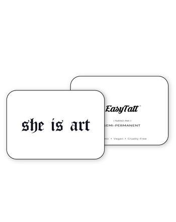 She is Art - Semi-Permanent Tattoo