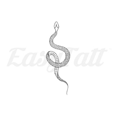Simple Snake - Temporary Tattoo