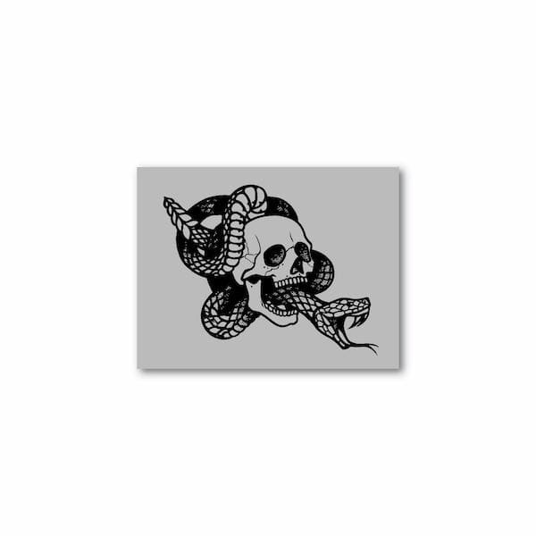 Skull Snake - Single Stencil