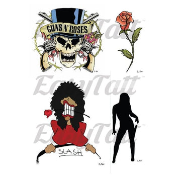 Slash Guns N’ Roses - Temporary Tattoo