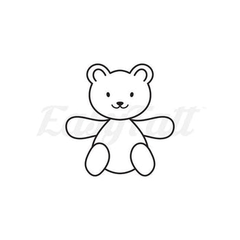 Teddy Bear - Temporary Tattoo