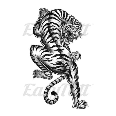 Tiger - Temporary Tattoo