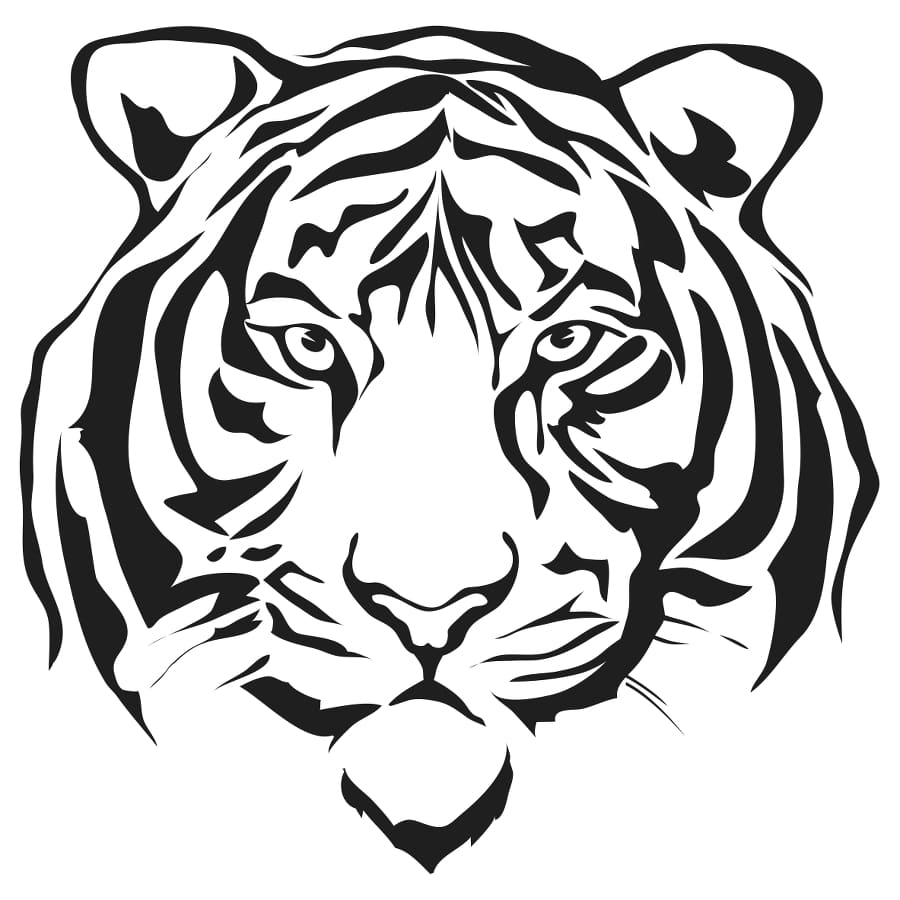 Tiger - Temporary Tattoo
