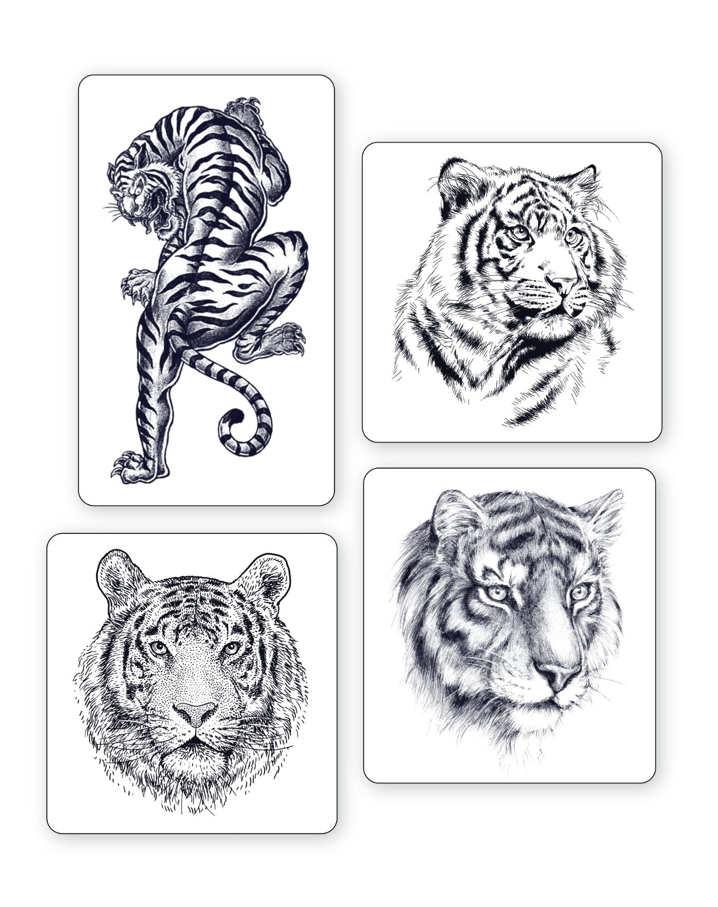 (4 Tattoos) Tiger Style