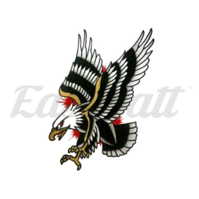 Traditional Eagle - Temporary Tattoo