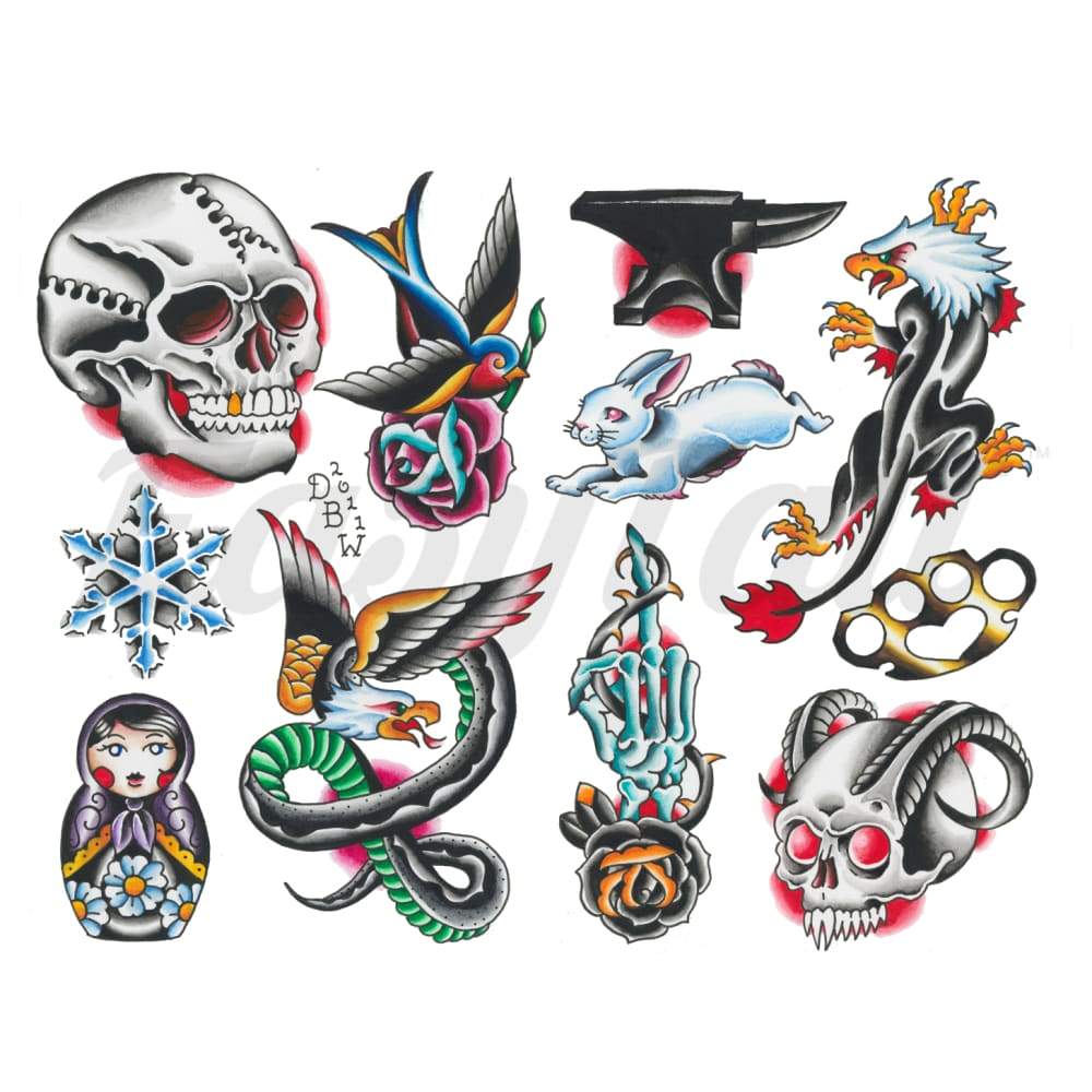 Traditional Temporary Tattoo EasyTatt™