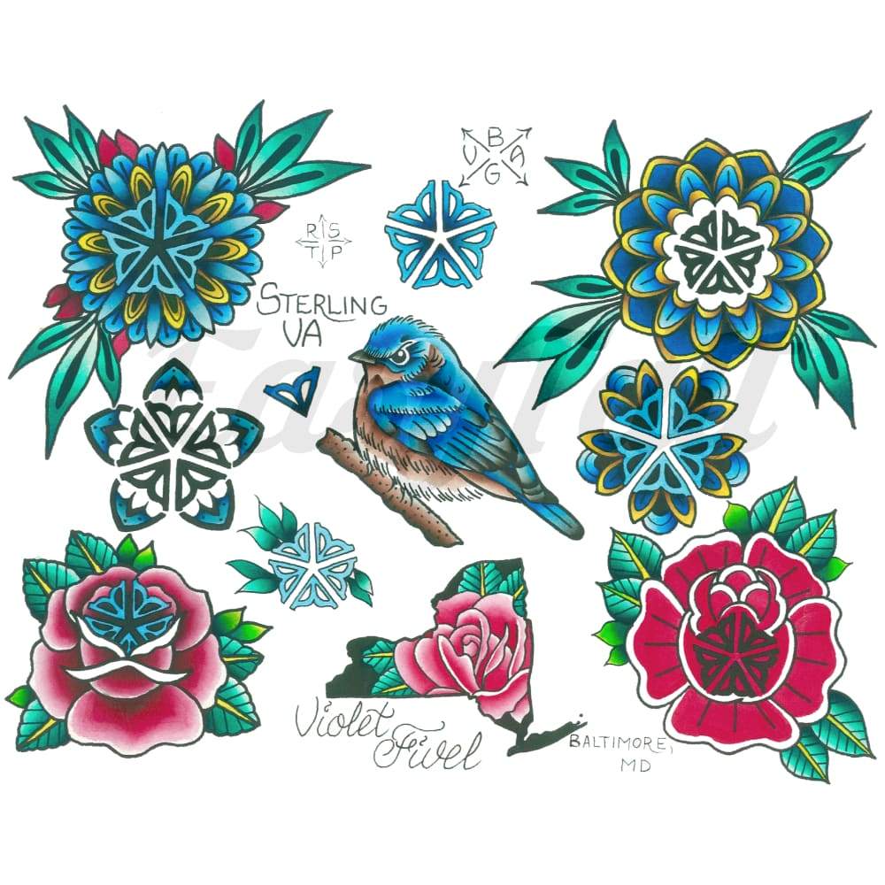 Traditional Temporary Tattoo EasyTatt™