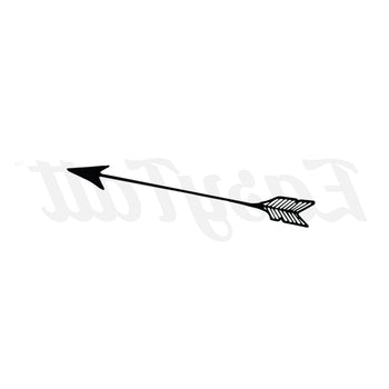 Tribal Arrow - Temporary Tattoo