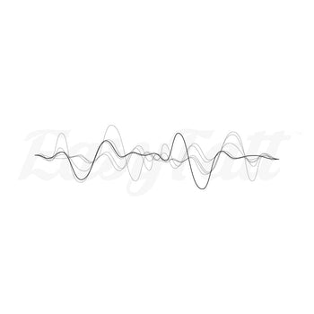 Vibrations - Temporary Tattoo