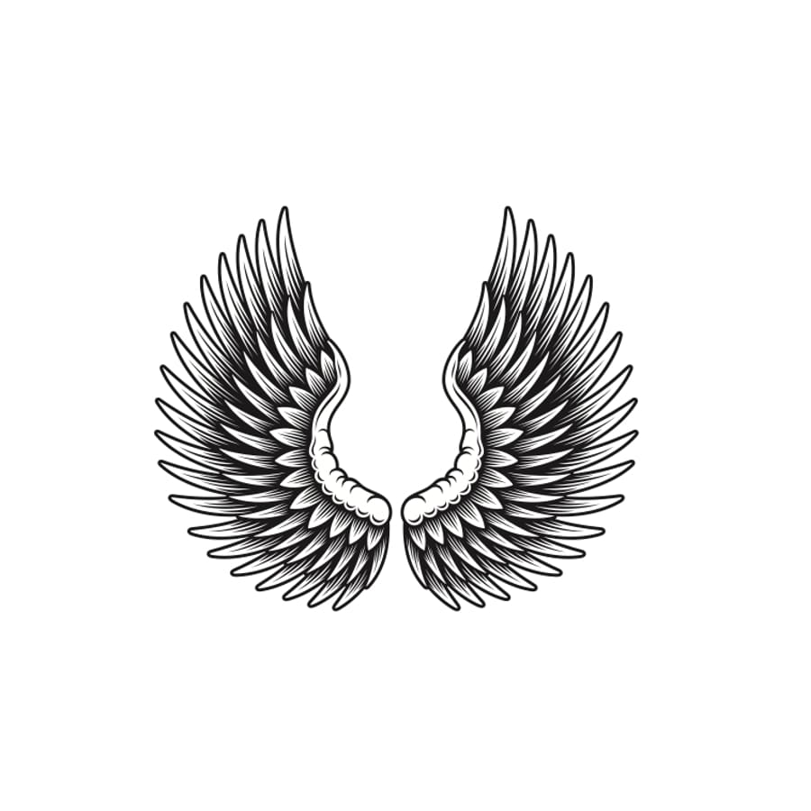 Wings - Temporary Tattoo