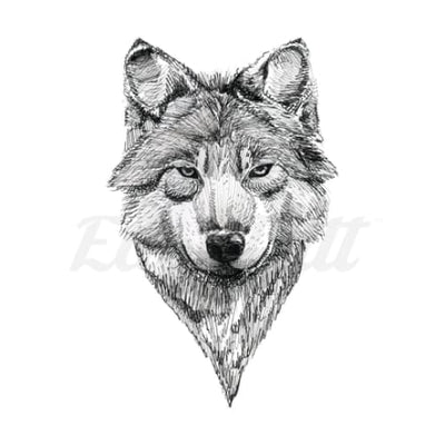 Wolf - Temporary Tattoo