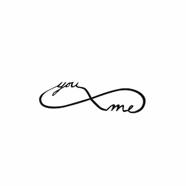 You and Me - Temporary Tattoo
